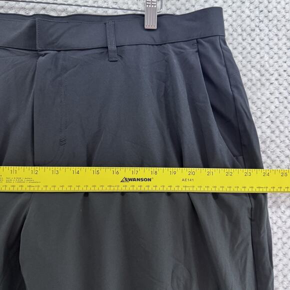 Fabletics Pants Mens 40X30 Black Jogger Pants Straight Leg Zip Pockets Athletic - Picture 11 of 16